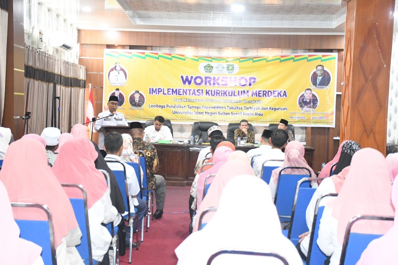 Uin Suska Riau Gelar Workshop Bagi Guru Ppg Bupati Bengkalis Dukung